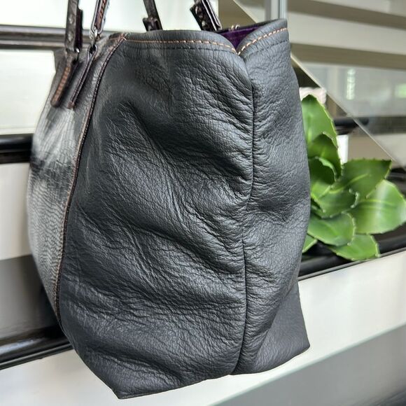 Lenniker Leathercraft Extra Large All Leather Tote Bag Croc Embossed travel - Picture 4 of 12